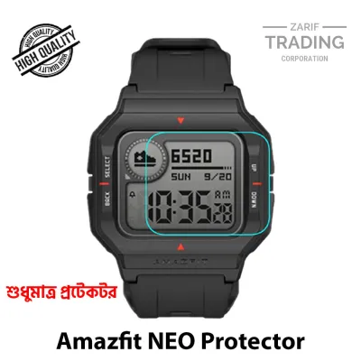Amazfit NEO Screen Protector Tempered Glass Full Coverage Protective Watch Film Scratch Resistant HD Clear